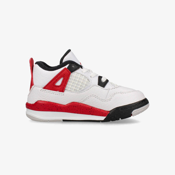 NIKE AIR JORDAN 4 RETRO TD WHITE/FIRE RED/BLACK