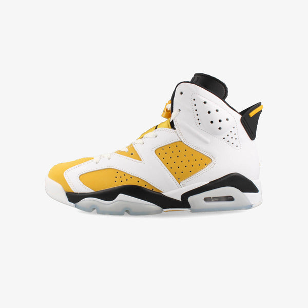 NIKE AIR JORDAN 6 RETRO WHITE/YELLOW OCHRE/BLACK