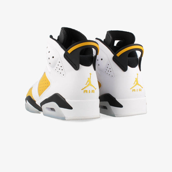 NIKE AIR JORDAN 6 RETRO WHITE/YELLOW OCHRE/BLACK