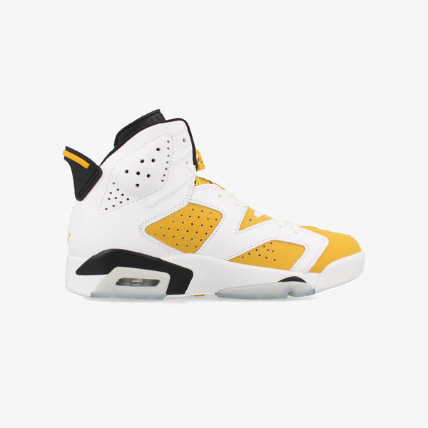 NIKE AIR JORDAN 6 RETRO WHITE/YELLOW OCHRE/BLACK