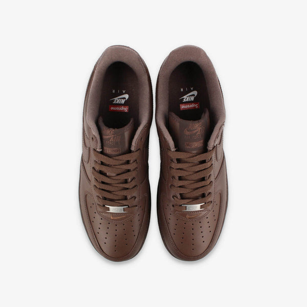 NIKE AIR FORCE 1 LOW SUPREME 【BOX LOGO】 BAROQUE BROWN/BAROQUE BROWN