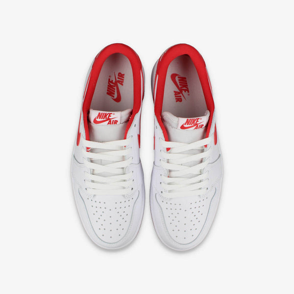 NIKE AIR JORDAN 1 RETRO LOW OG WHITE/UNIVERSITY RED/WHITE