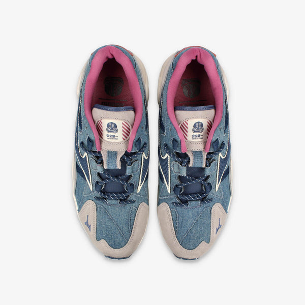 MIZUNO WAVE RIDER 1 DENIM BLUE/INDIGO/WINE