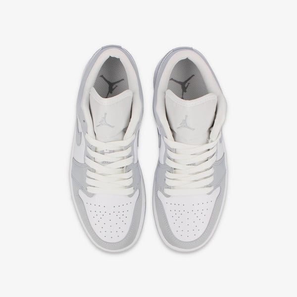 NIKE WMNS AIR JORDAN 1 LOW WHITE/WOLF GRAY/ALUMINUM