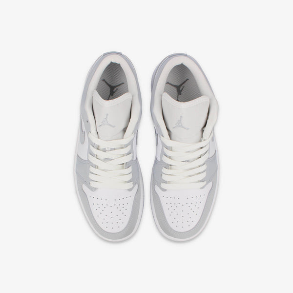 NIKE WMNS AIR JORDAN 1 LOW WHITE/WOLF GREY/ALUMINUM