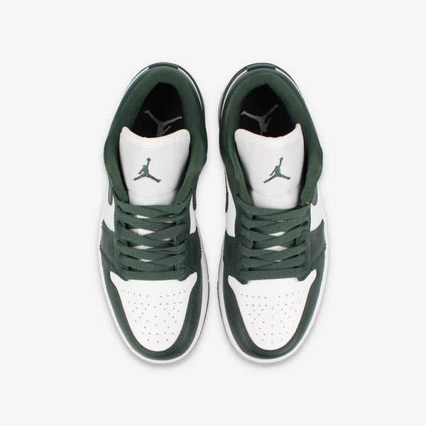 NIKE WMNS AIR JORDAN 1 LOW WHITE/GALACTIC JADE