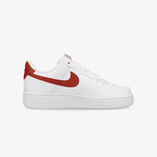 NIKE WMNS AIR FORCE 1 '07 WHITE/RUGGED ORANGE