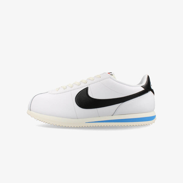 NIKE CORTEZ WHITE/BLACK/LT PHOTO BLUE/SAIL