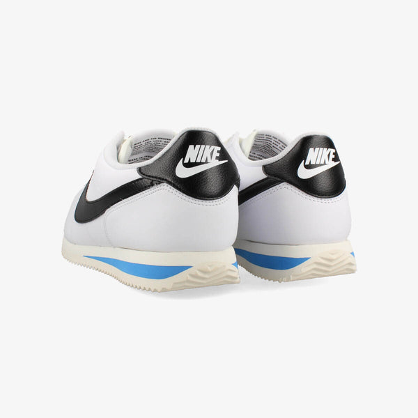 NIKE CORTEZ WHITE/BLACK/LT PHOTO BLUE/SAIL