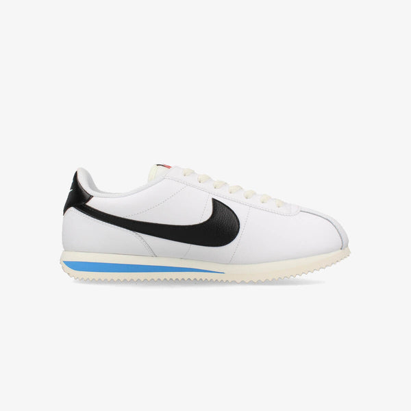 NIKE CORTEZ WHITE/BLACK/LT PHOTO BLUE/SAIL