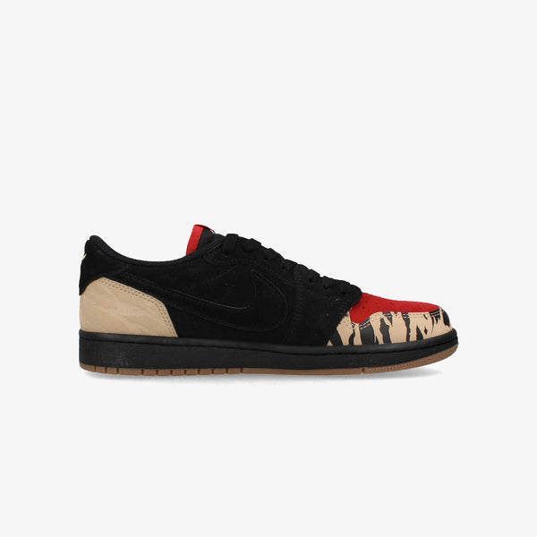 NIKE AIR JORDAN 1 RETRO LOW OG SP 【SOLE FLY】 BLACK/SPORT RED/DESERT