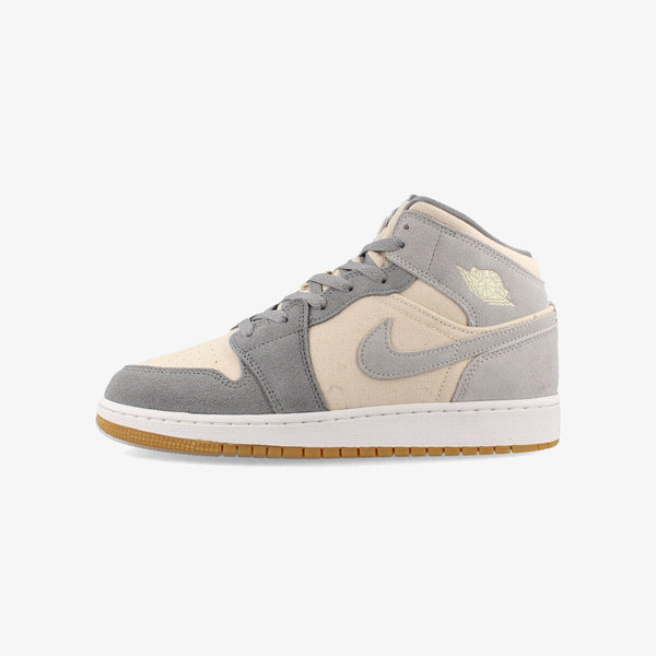 NIKE AIR JORDAN 1 MID SE GS COCONUT MILK/COCONUT MILK