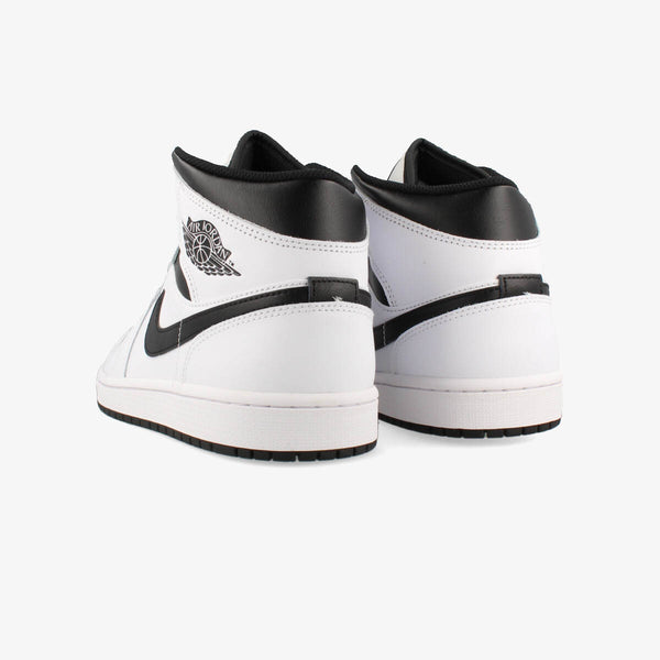 NIKE AIR JORDAN 1 MID WHITE/BLACK/WHITE