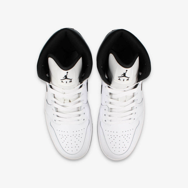 NIKE AIR JORDAN 1 MID WHITE/BLACK/WHITE