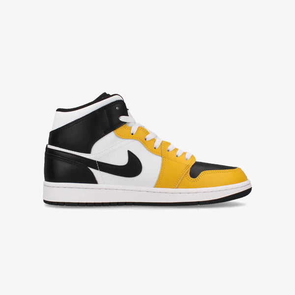 NIKE AIR JORDAN 1 MID YELLOW OCHRE/BLACK/WHITE