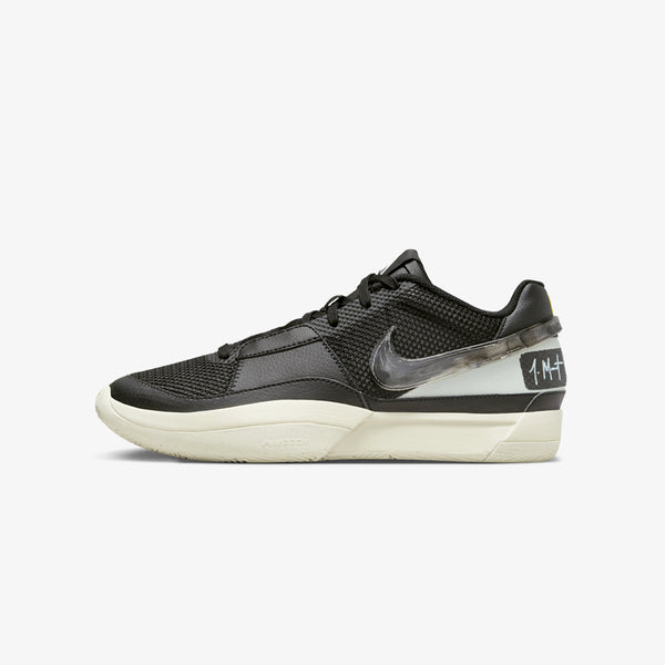 NIKE JA 1 BLACK/LIGHT SILVER/COCONUT MILK/VIVID SULFUR