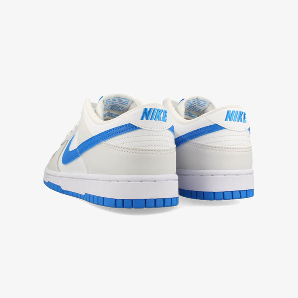 NIKE DUNK LOW RETRO SUMMIT WHITE/PHOTO BLUE/PLATINUM TINT