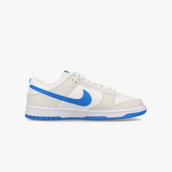 NIKE DUNK LOW RETRO SUMMIT WHITE/PHOTO BLUE/PLATINUM TINT