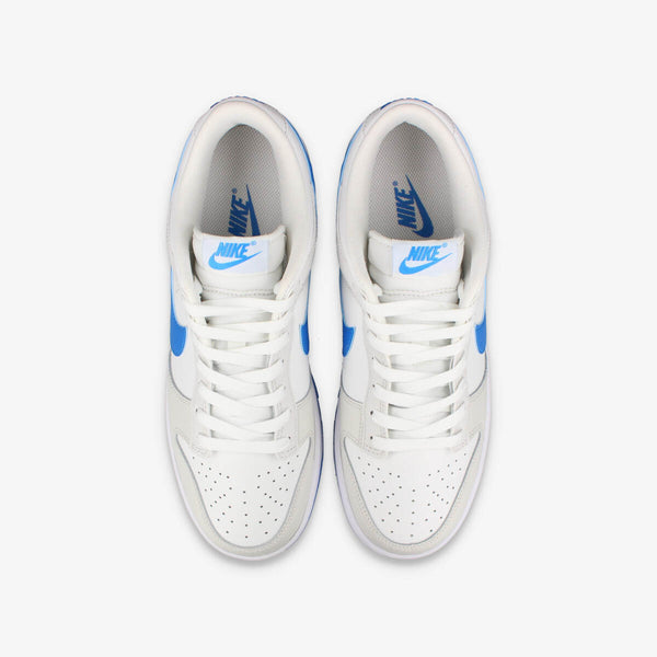 NIKE DUNK LOW RETRO SUMMIT WHITE/PHOTO BLUE/PLATINUM TINT