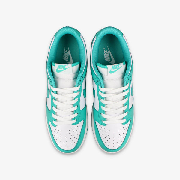 NIKE DUNK LOW RETRO WHITE/CLEAR JADE/WHITE