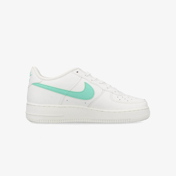 NIKE AIR FORCE 1 GS SUMMIT WHITE/EMERALD RISE