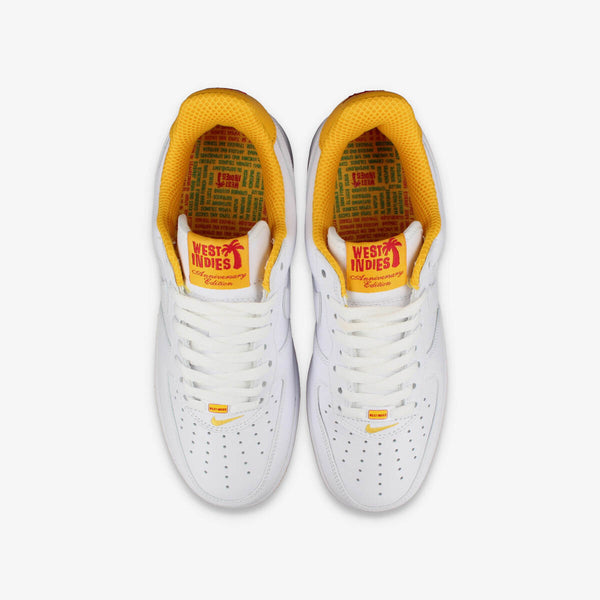 NIKE AIR FORCE 1 LOW RETRO QS 【WEST INDIES】 WHITE/WHITE/UNIVERSITY GOLD