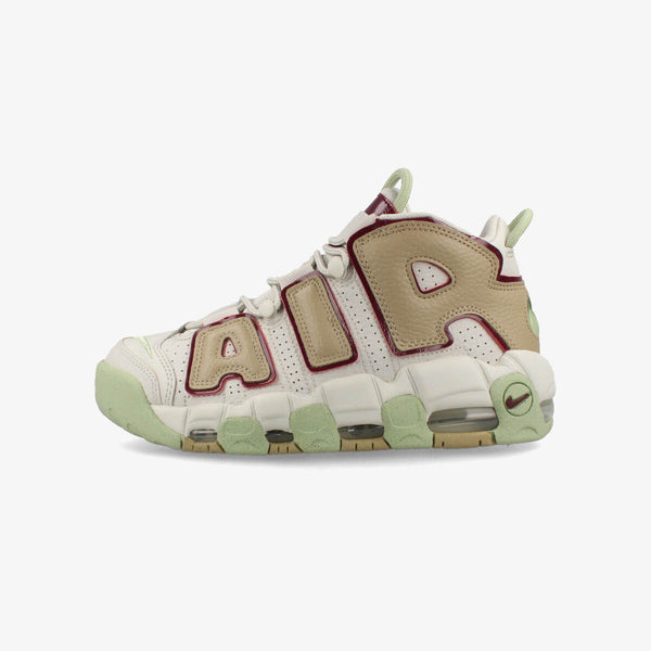 NIKE WMNS AIR MORE UPTEMPO LIGHT BONE/DARK BEETROOT