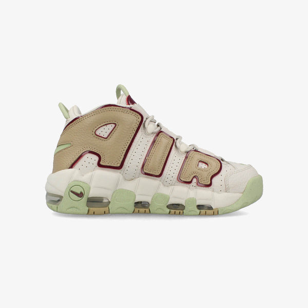 NIKE WMNS AIR MORE UPTEMPO LIGHT BONE/DARK BEETROOT