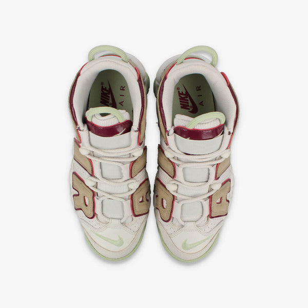 NIKE WMNS AIR MORE UPTEMPO LIGHT BONE/DARK BEETROOT