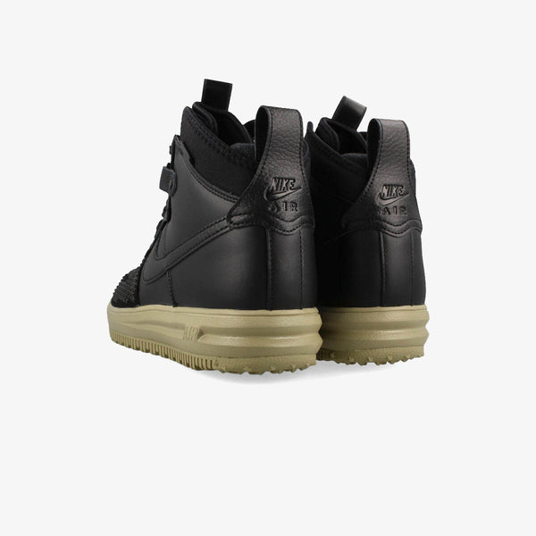 NIKE LUNAR FORCE 1 DUCKBOOT BLACK/BLACK/NEUTRAL OLIVE