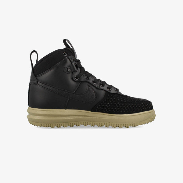 NIKE LUNAR FORCE 1 DUCKBOOT BLACK/BLACK/NEUTRAL OLIVE