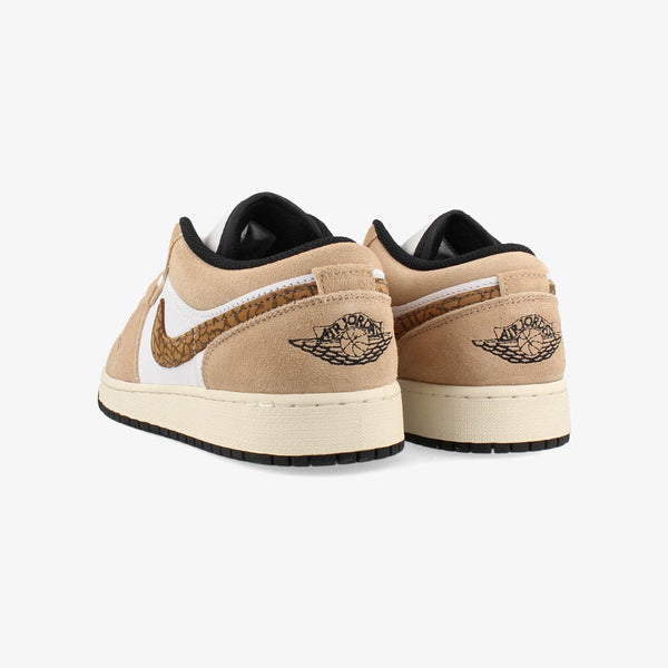 NIKE AIR JORDAN 1 LOW SE GS 【BROWN ELEPHANT】 HEMP/LT BRITISH TAN/WHITE/BLACK