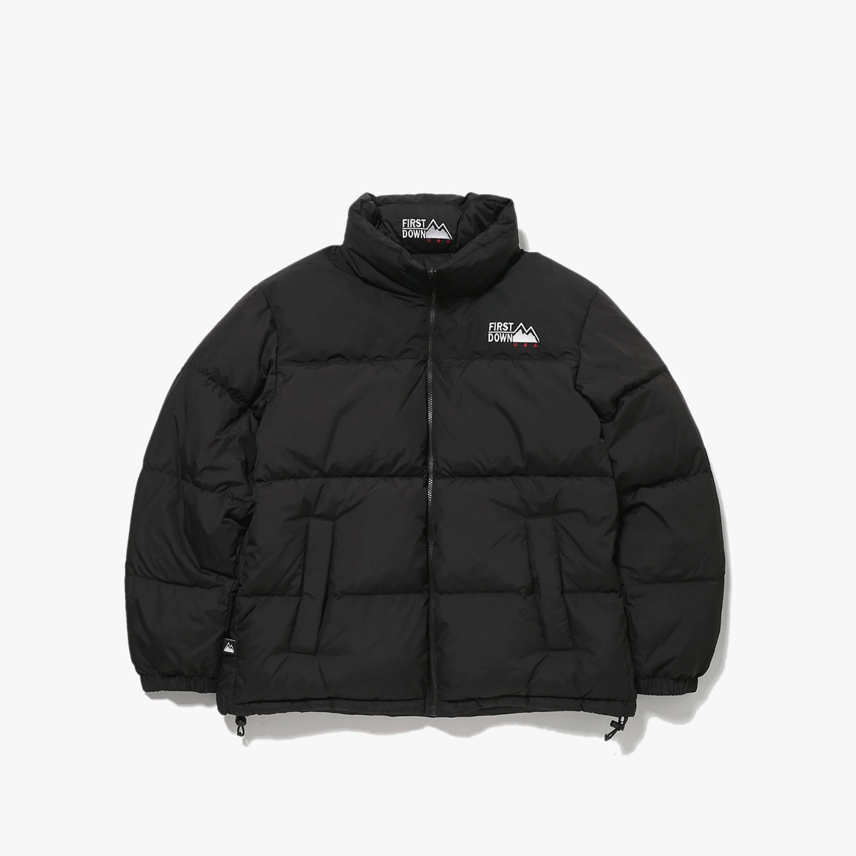 FIRST DOWN BUBBLE DOWN JACKET MICROFT BLACK