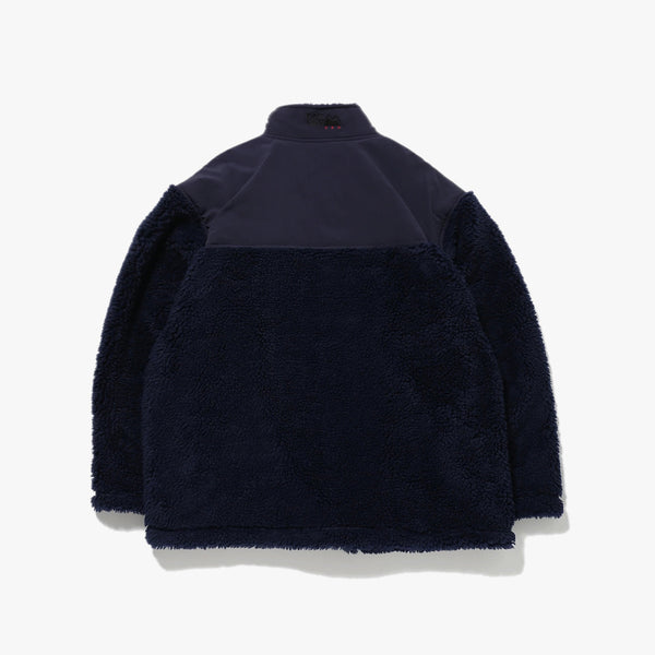 FIRST DOWN BOA FLEECE ANORAK JACKET NAVY