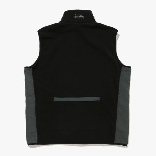 FIRST DOWN MICRO FLEECE VEST BLACK