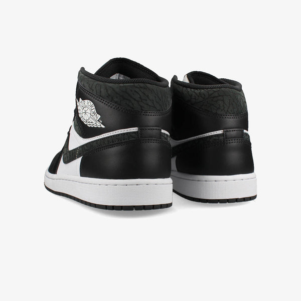 NIKE AIR JORDAN 1 MID SE OFF NOIR/BLACK/WHITE/BLACK