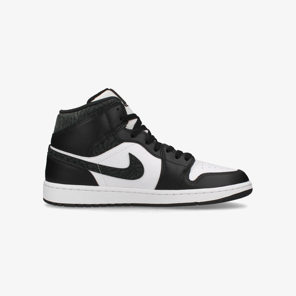 NIKE AIR JORDAN 1 MID SE OFF NOIR/BLACK/WHITE/BLACK