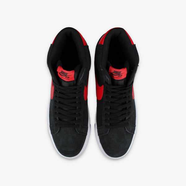 NIKE SB ZOOM BLAZER MID BLACK/BLACK/WHITE/UNIVERSITY RED