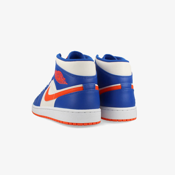 NIKE AIR JORDAN 1 MID GAME ROYAL/RUSH ORANGE/PHANTOM