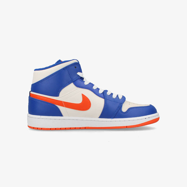 NIKE AIR JORDAN 1 MID GAME ROYAL/RUSH ORANGE/PHANTOM