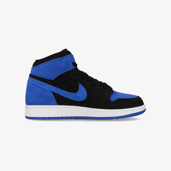 NIKE AIR JORDAN 1 HIGH OG GS 【ROYAL REIMAGINED】 BLACK/ROYAL BLUE/WHITE