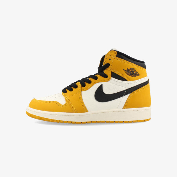 NIKE AIR JORDAN 1 HIGH RETRO OG GS YELLOW OCHRE/BLACK/SAIL