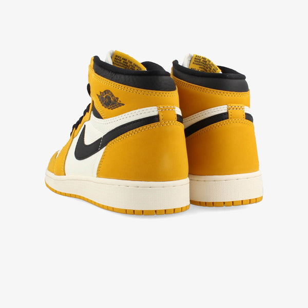 NIKE AIR JORDAN 1 HIGH RETRO OG GS YELLOW OCHRE/BLACK/SAIL