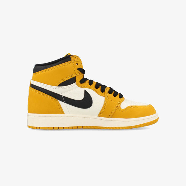 NIKE AIR JORDAN 1 HIGH RETRO OG GS YELLOW OCHRE/BLACK/SAIL