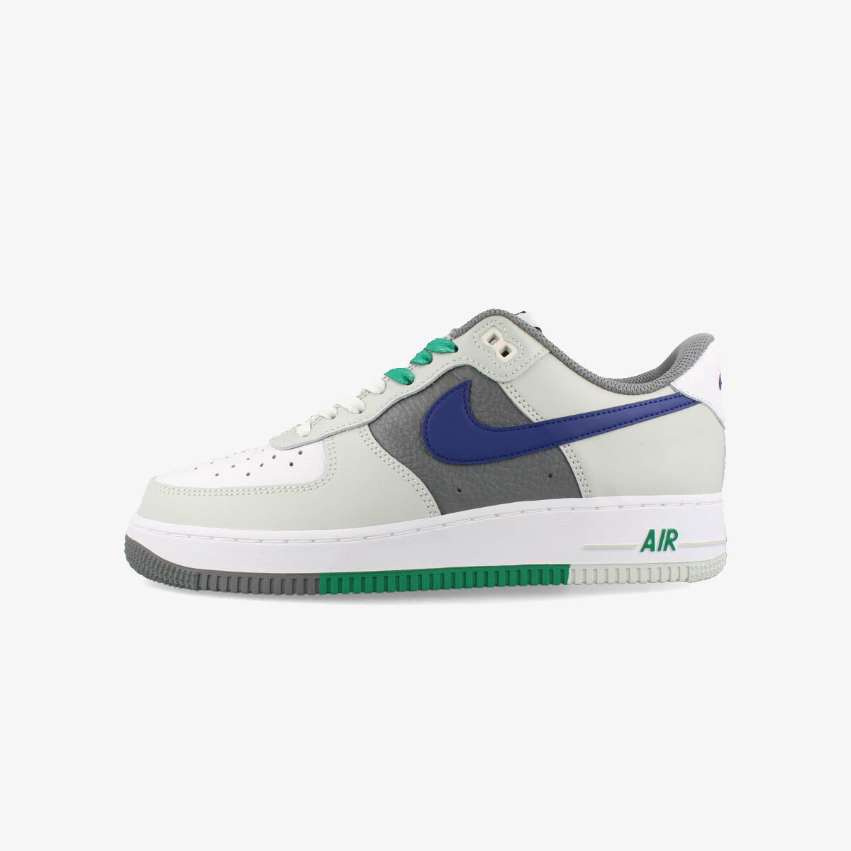 NIKE AIR FORCE 1 '07 LV8 LIGHT SILVER/WHITE/SMOKE GRAY/DEEP ROYAL