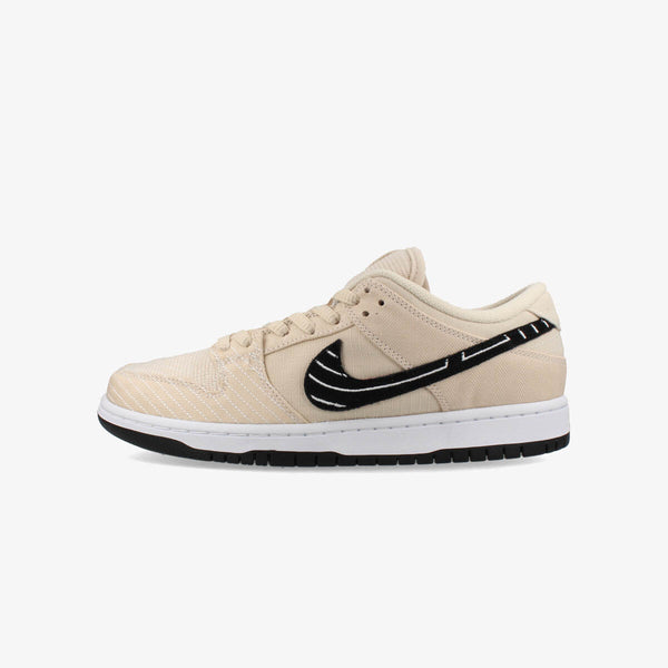 NIKE SB DUNK LOW PRO QS 【ALBINO &amp; PRETO】 FOSSIL/BLACK/SAIL