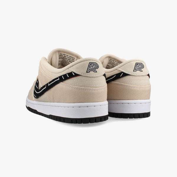 NIKE SB DUNK LOW PRO QS [ALBINO &amp; PRETO] FOSSIL/BLACK/SAIL