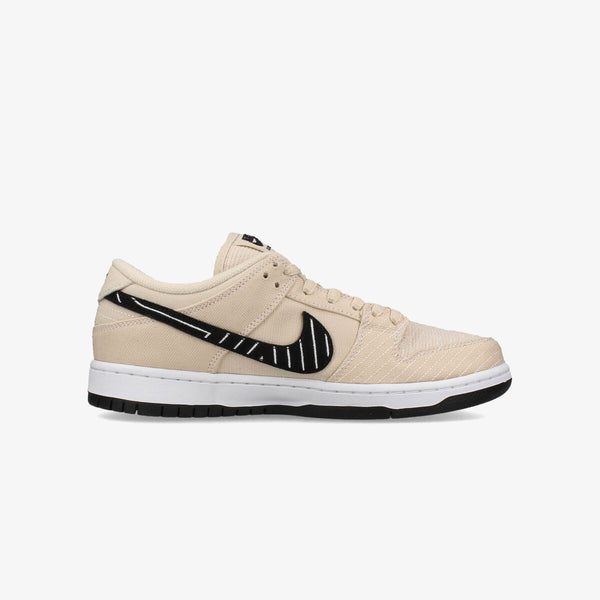 NIKE SB DUNK LOW PRO QS 【ALBINO &amp; PRETO】 FOSSIL/BLACK/SAIL