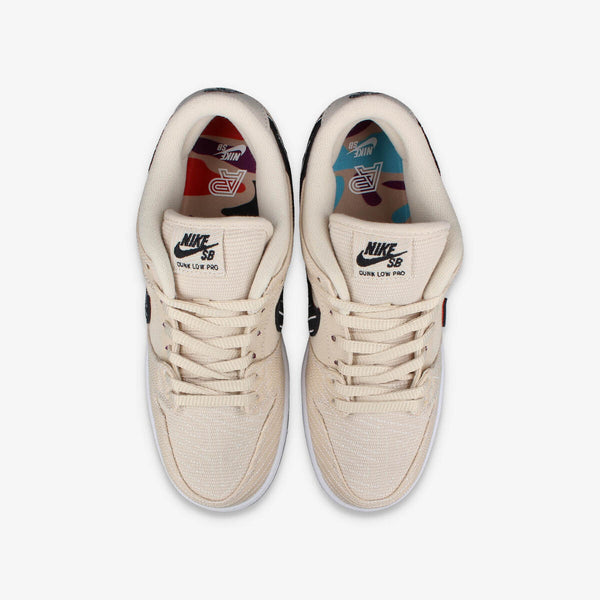 NIKE SB DUNK LOW PRO QS [ALBINO &amp; PRETO] FOSSIL/BLACK/SAIL