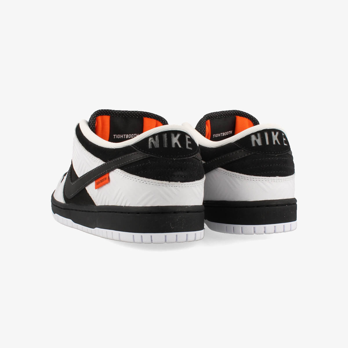 NIKE SB DUNK LOW PRO QS 【TIGHTBOOTH PRODUCTION】 WHITE/BLACK/SAFETY ORA